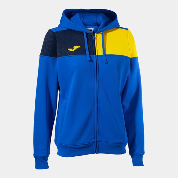 CREW V ZIP-UP HOODIE ROYAL YELLOW NAVY Thumbnail