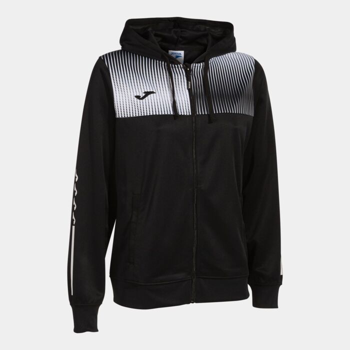 SUPERNOVA IV ZIP-UP HOODIE BLACK WHITE Thumbnail