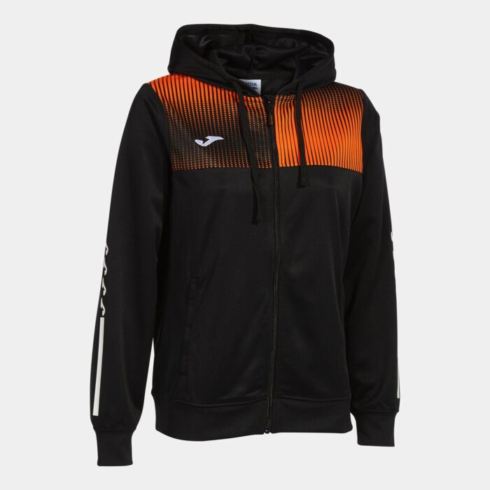 SUPERNOVA IV ZIP-UP HOODIE BLACK ORANGE Thumbnail