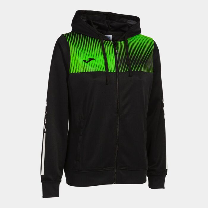 SUPERNOVA IV ZIP-UP HOODIE BLACK FLUOR GREEN Thumbnail