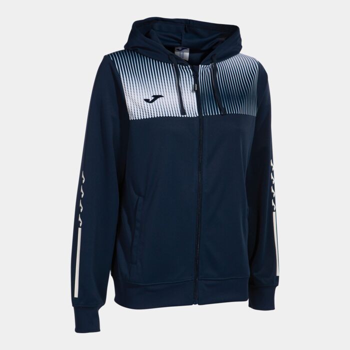 SUPERNOVA IV ZIP-UP HOODIE NAVY WHITE Thumbnail