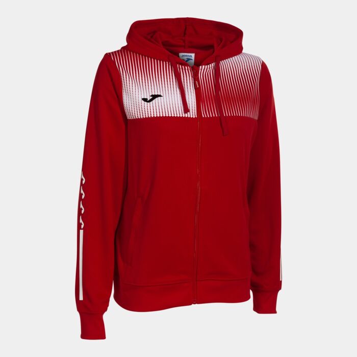 SUPERNOVA IV ZIP-UP HOODIE RED WHITE Thumbnail
