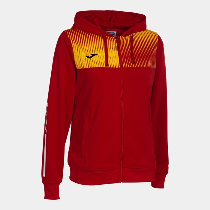 SUPERNOVA IV ZIP-UP HOODIE RED YELLOW Thumbnail