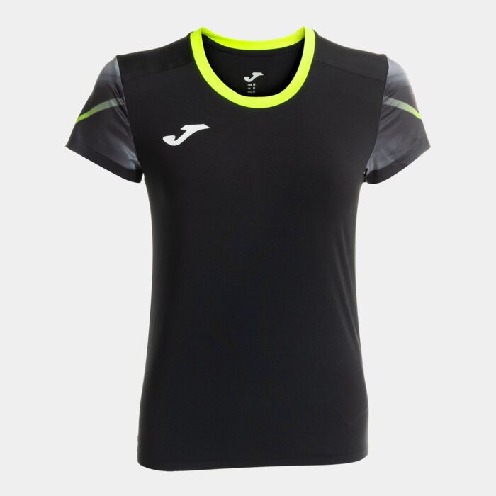ELITE XI SHORT SLEEVE T-SHIRT BLACK FLUOR YELLOW Thumbnail