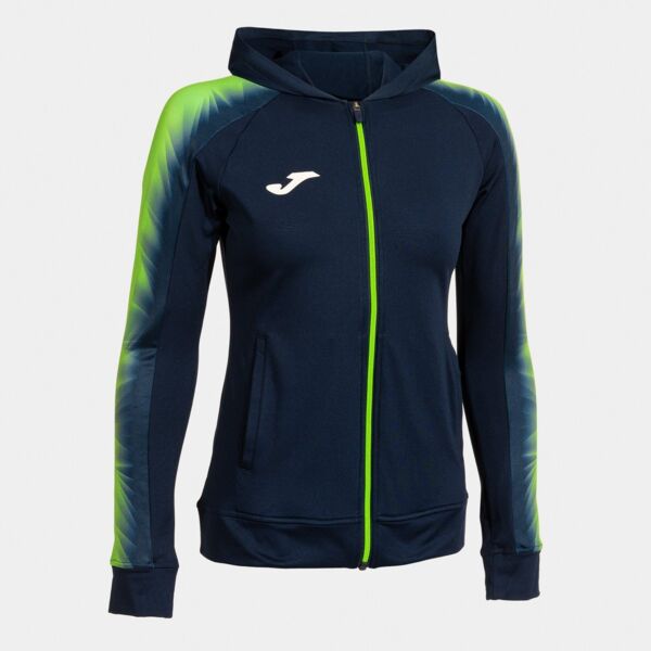 ELITE XI ZIP-UP HOODIE NAVY FLUOR GREEN Thumbnail
