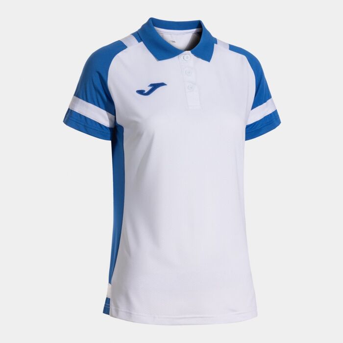PHOENIX III SHORT SLEEVE POLO WHITE ROYAL BLUE Thumbnail