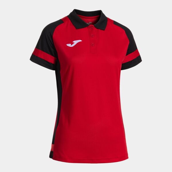 PHOENIX III SHORT SLEEVE POLO RED BLACK Thumbnail