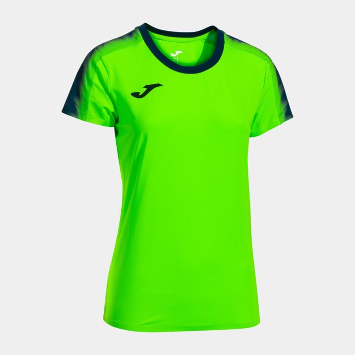 ELITE XI SHORT SLEEVE T-SHIRT FLUOR GREEN DARK NAVY Thumbnail